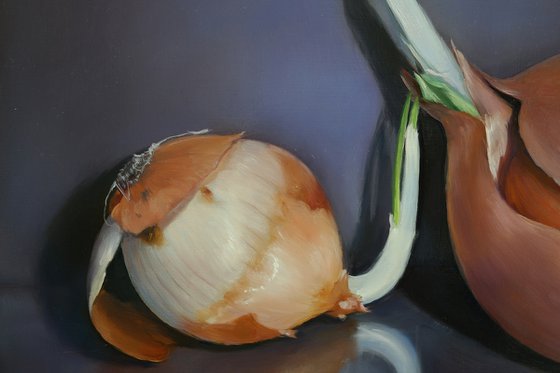 "Still life with onions"