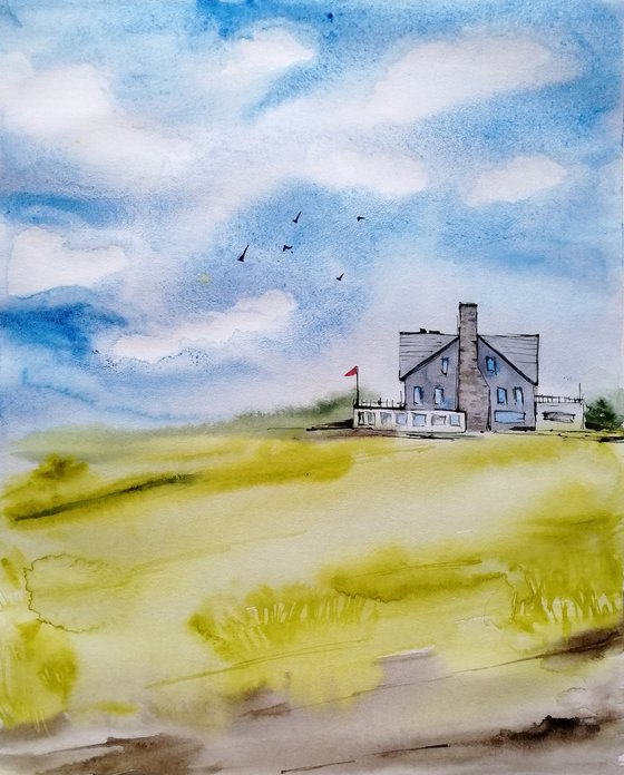 Field watercolor