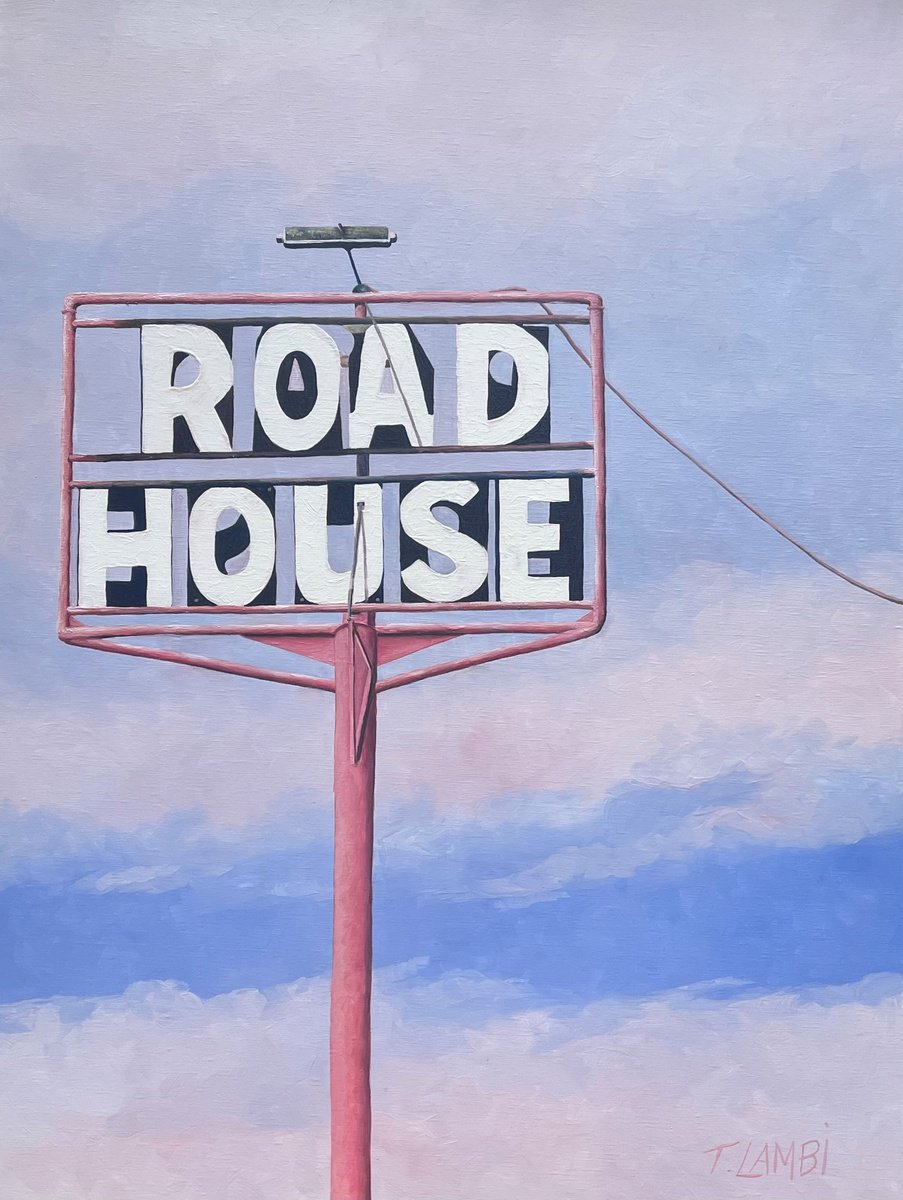 Photorealistic Landscape Oil Painting By Trisha Lambi, 30 X 40", Let