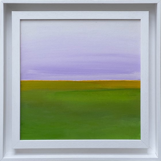 A Tranquil Landscape: Lavender Skies
