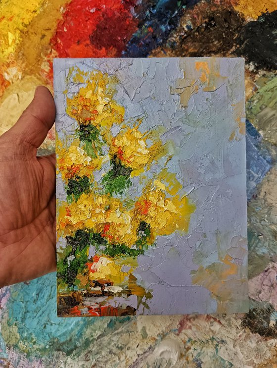 Small flowers abstraction