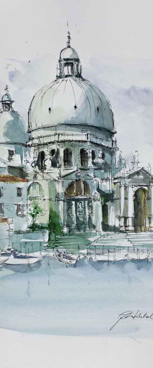 Basilica di Santa Maria della Salute by Tomasz Mikutel
