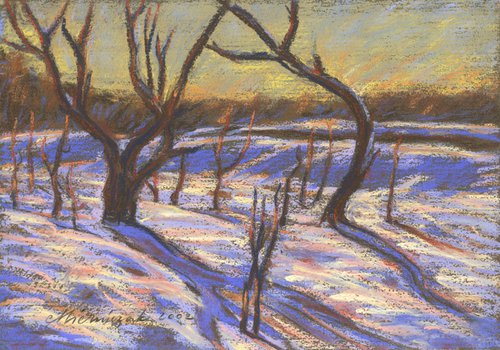 Orchard in Winter by Richard Mierniczak