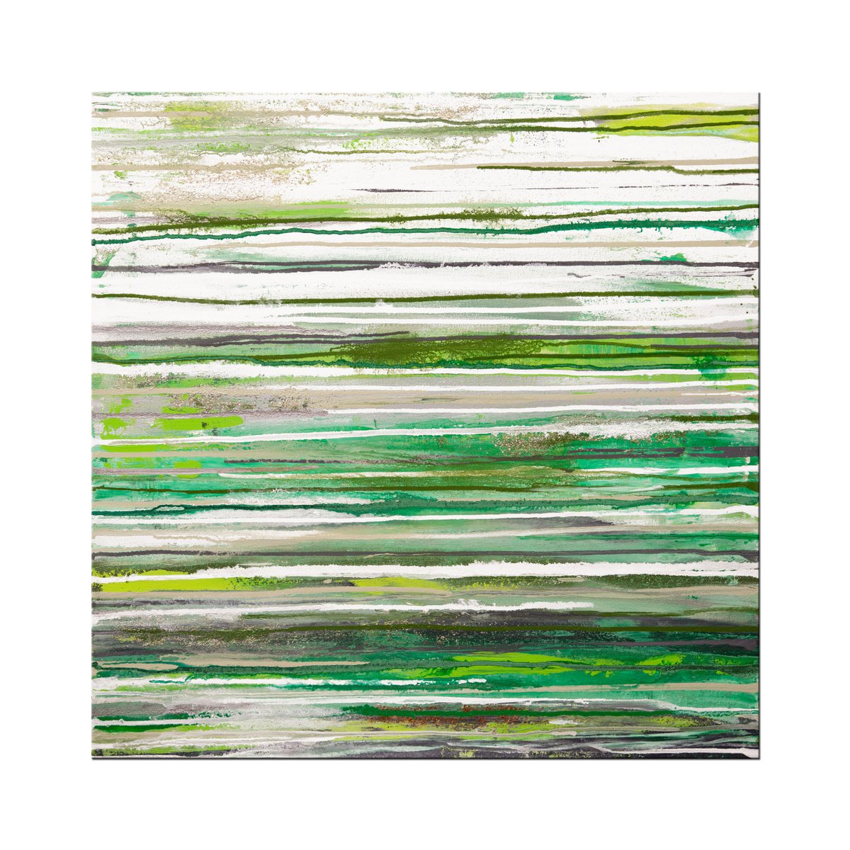 Abstract Acrylic Painting By Hilary Winfield, 30 X 30, Underwater Magic 4, Original Artwork