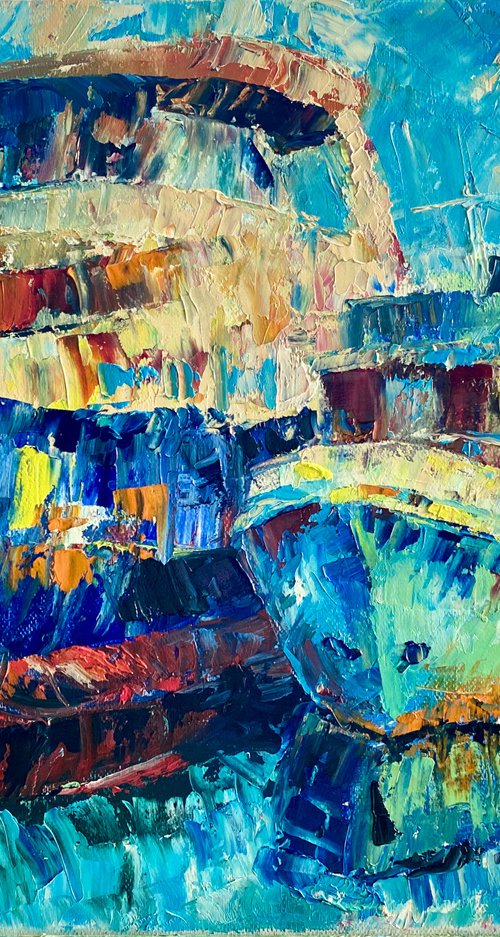 Ships - A small adventure by Olga Blazhko