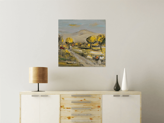 Autumn Road in the Foothills