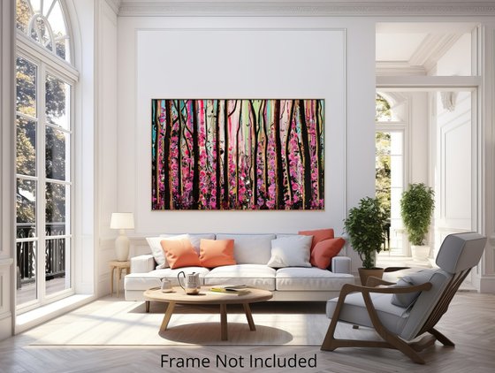 Rose Wood - Large painting