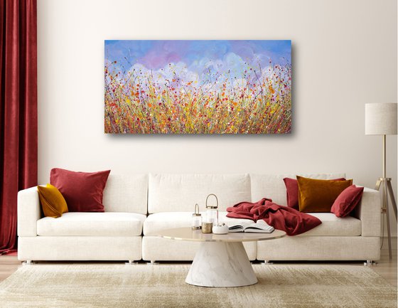 Wildflower Splash - Original Floral Painting