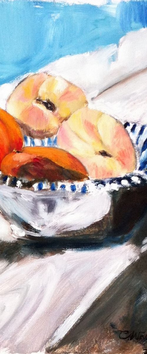 Flat Peaches and Apricots by Chris Walker