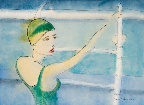 Swimmer by Marcel Garbi