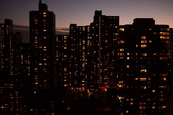 NYC Buildings At Dusk - Limited Edition Print