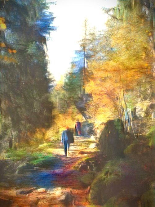 Promenade en forêt N2 by Danielle ARNAL
