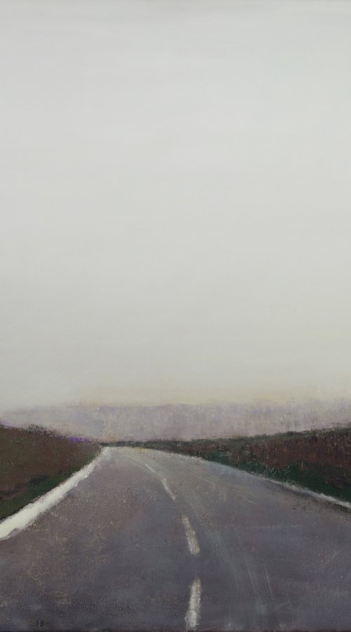 Where are you going? 40x30" 107x76cm Contemporary Art by Bo Kravchenko by Bo Kravchenko