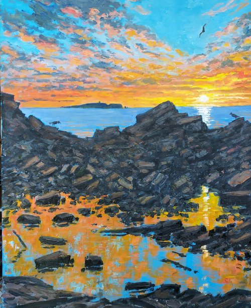 cellardyke sunrise by Colin Ross Jack