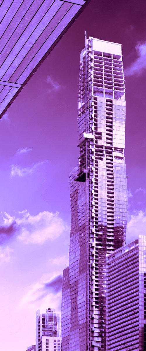 A VIEW IN VIOLET by William Dey