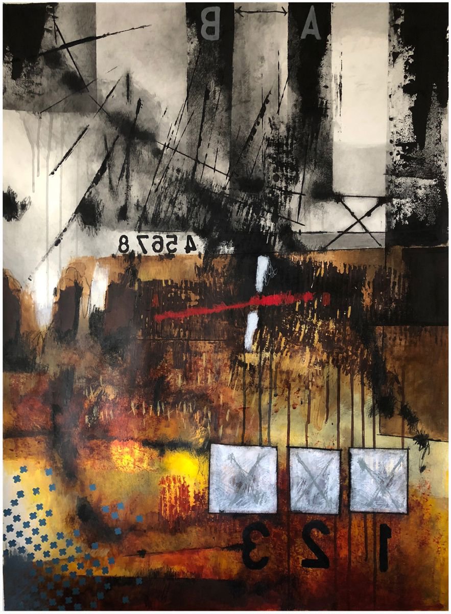 G Kustom Kuhl | Original  Drawing | When The Sun Comes Out | 78 X 106Cm | Artwork For Sale On Artfinder