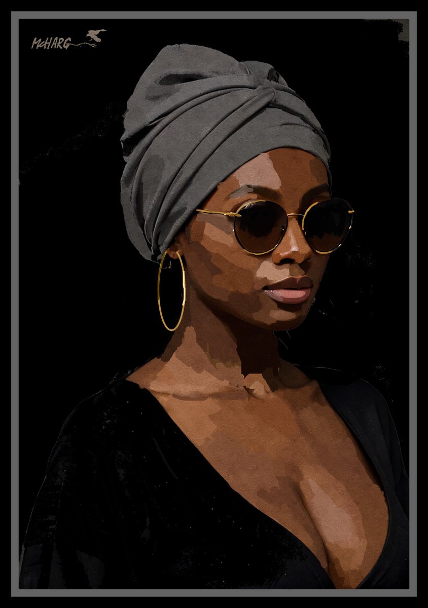 Impressionistic Portrait Painting By Joe Mcharg, 30 X 42, Modern Woman #4, Original Artwork