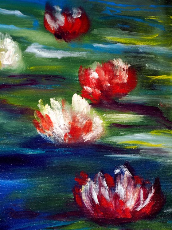 Monet Garden Water Lilies