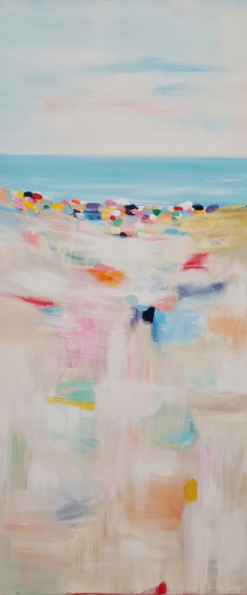 Sky above, sand below by Wioletta Gancarz