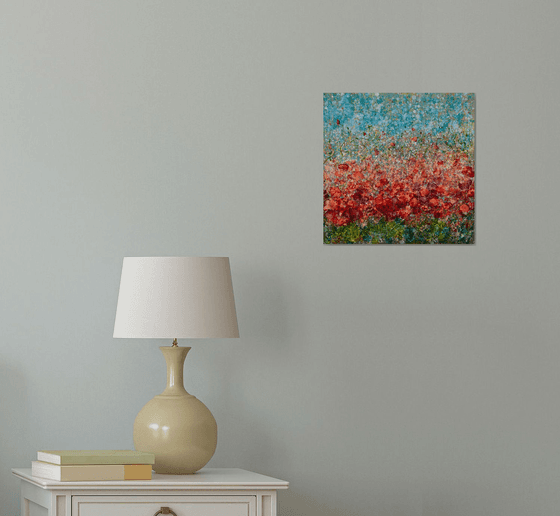 Field of Spring Poppies by @OLenaArt