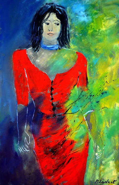 The red dress by Pol Henry Ledent