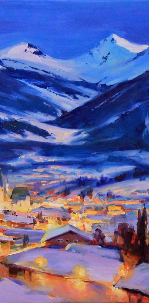 "Evening lights" by Alisa Onipchenko-Cherniakovska