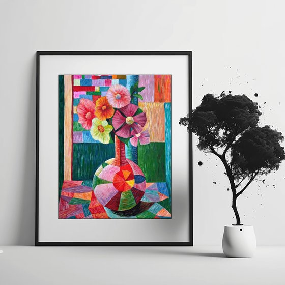 Abstract Floral Harmony