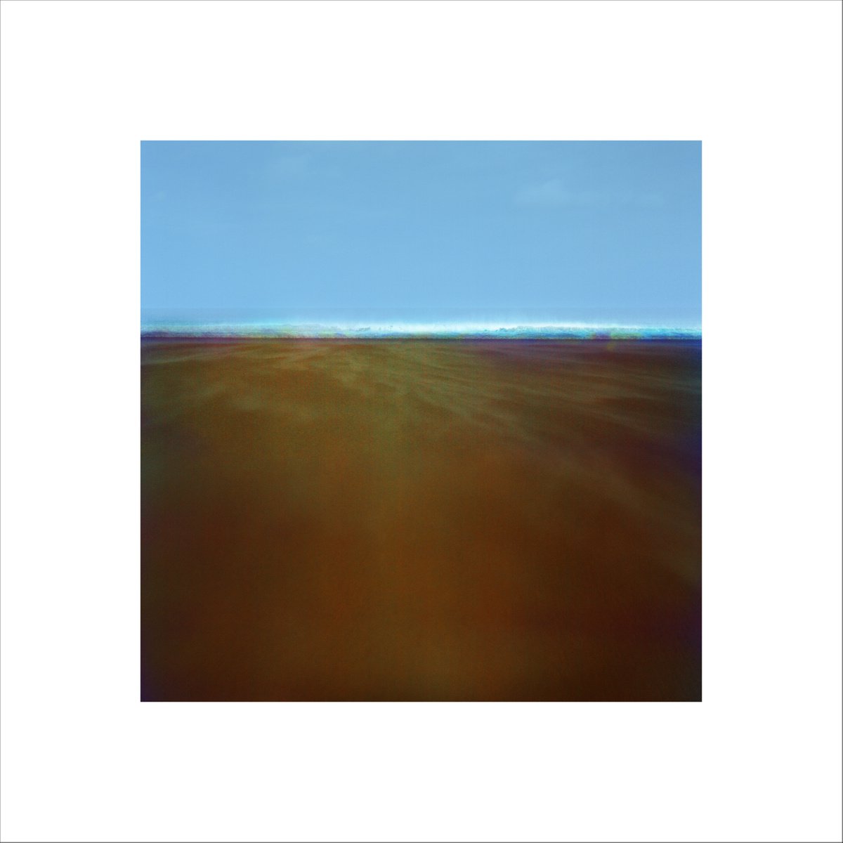 Abstract Landscape Photograph By Paul Harrison, 30 X 30", Shoreline 7, Original Artwork