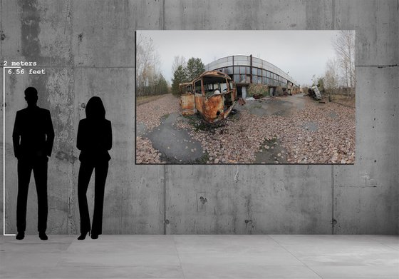 #66. Pripyat. Jupiter factory backyard 1 - XL size