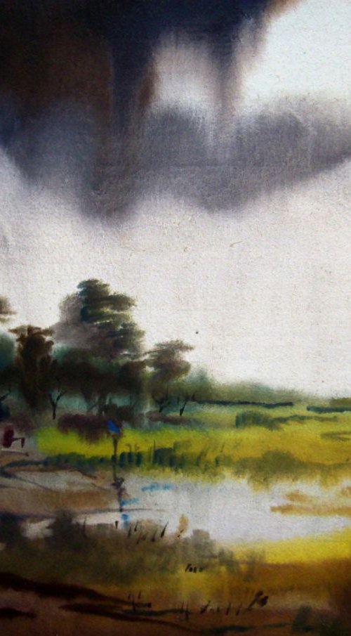Rural Storm by Samiran Sarkar