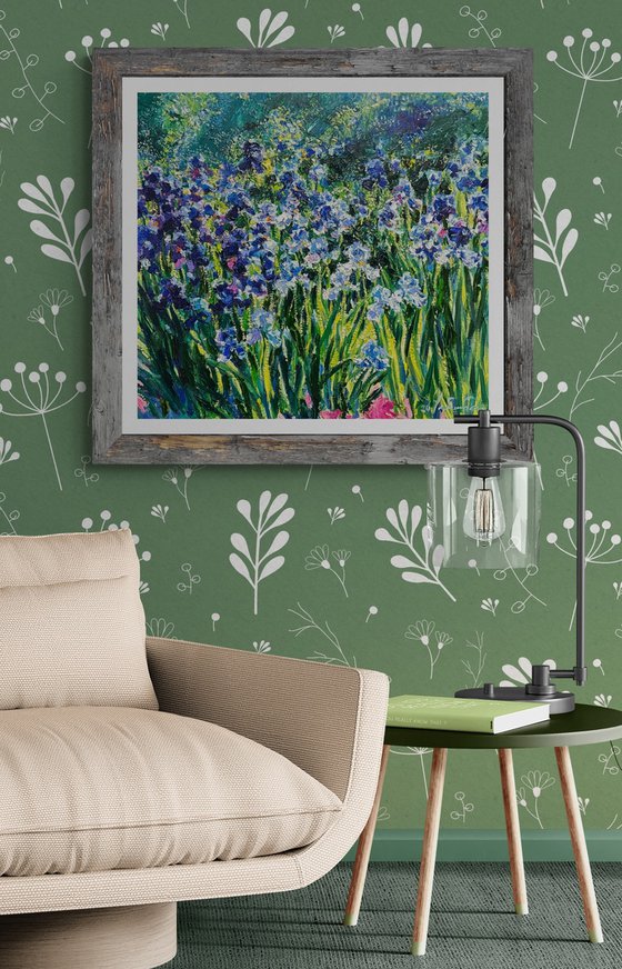 "Irises in My Mother's Garden"