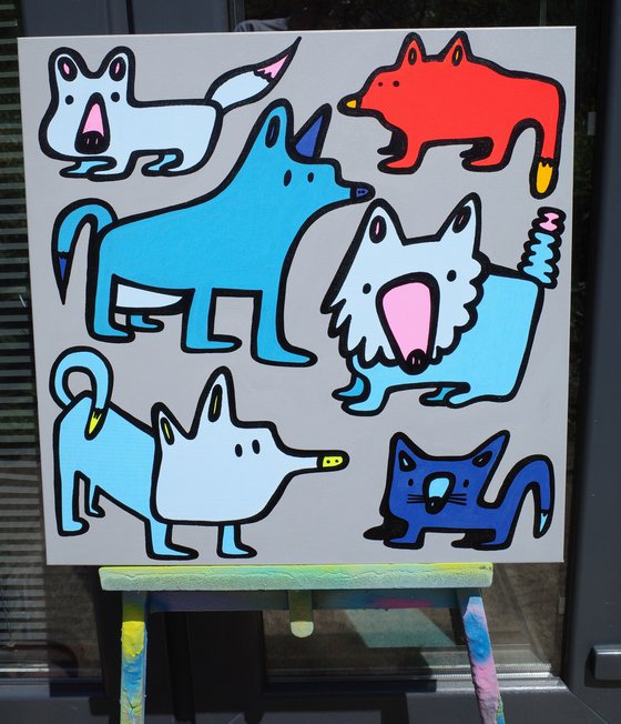 Six Foxes