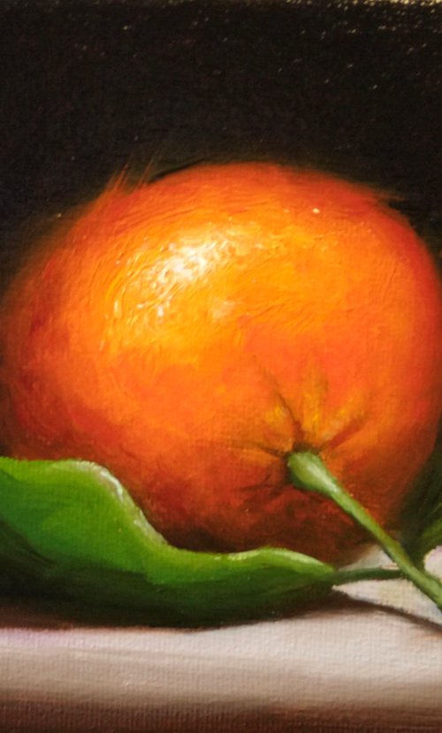 Clementine still Life by Jane Palmer Art