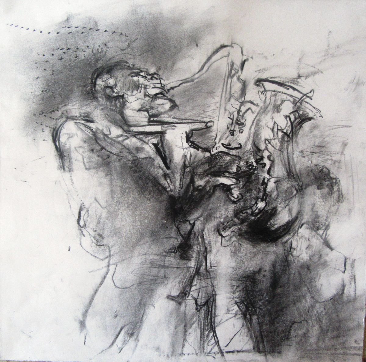 Saxophone Player by Paul Brandford