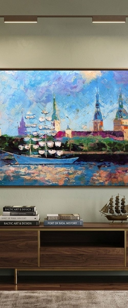 Riga Panorama, BALTIC series by Rakhmet Redzhepov