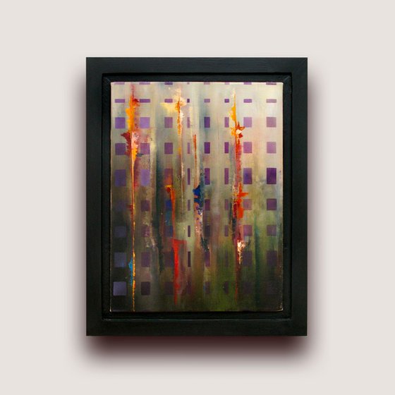 Abstract Oil Painting - Ab Squares ii