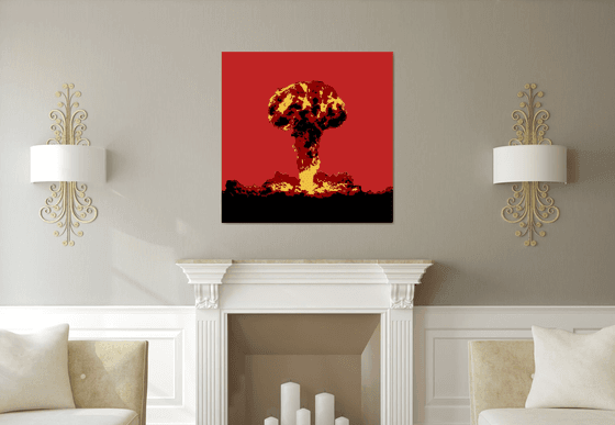 Nuclear Explosion red