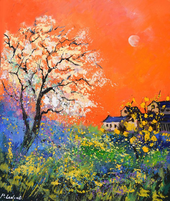 Moonshine in spring