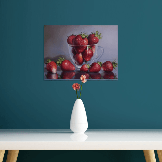 "Still life with strawberries"