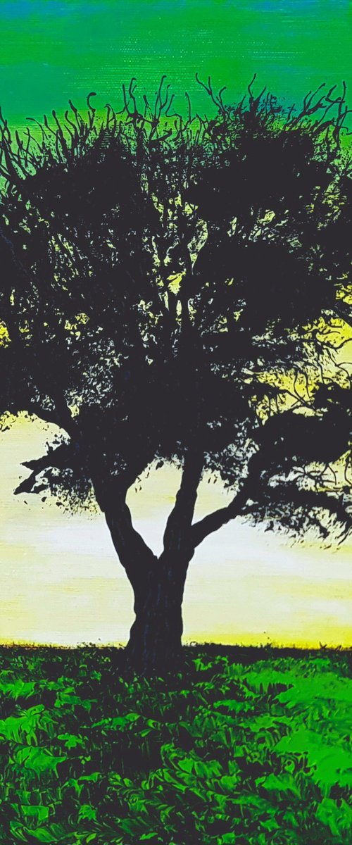 Green Landscape 1 by Daniel Urbaník