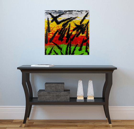 Sunset In The Grass 1