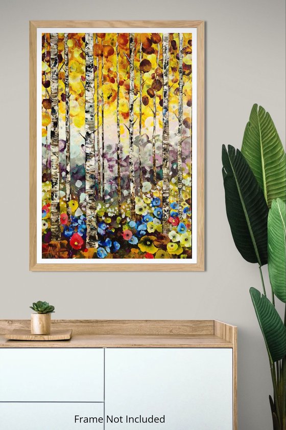 Golden Birch Garden