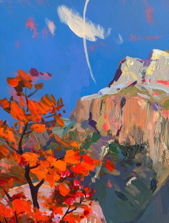 Autumn Colors in the Pyrenees.Torla