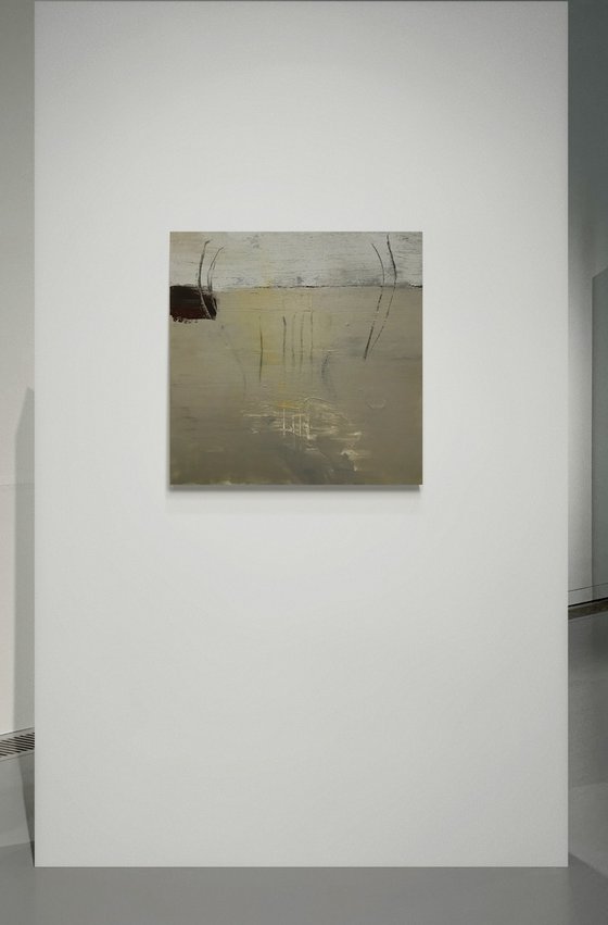 Let It Begin Again Minimalist Painting