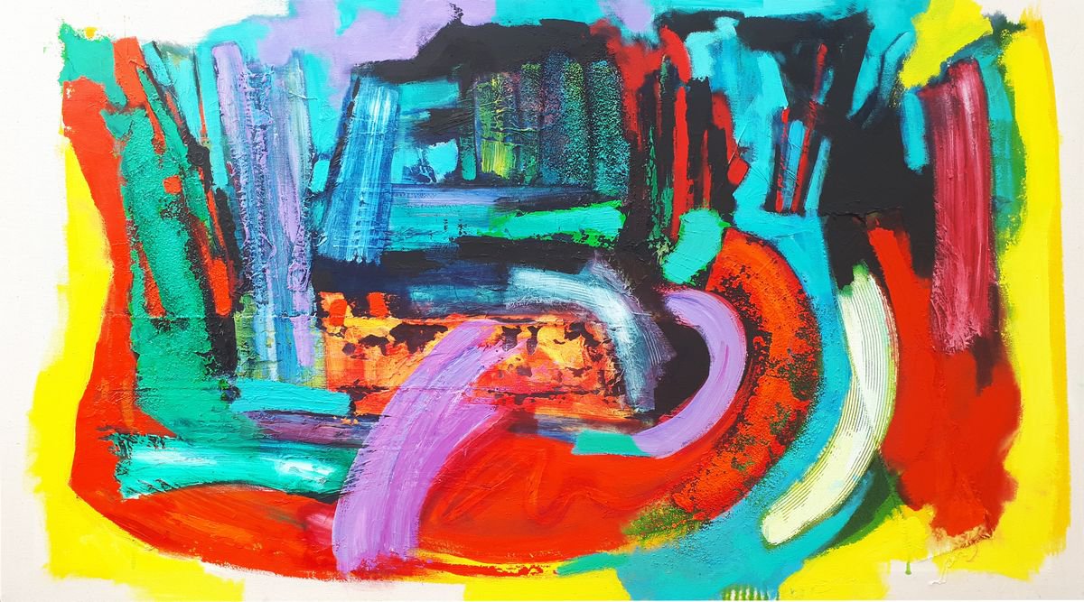  Laburnam Walk By Frank Barnes, 53 X 30, Artwork For Sale On Artfinder
