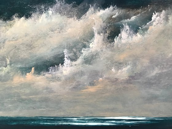 Seascape Out Across The Endless Sea
