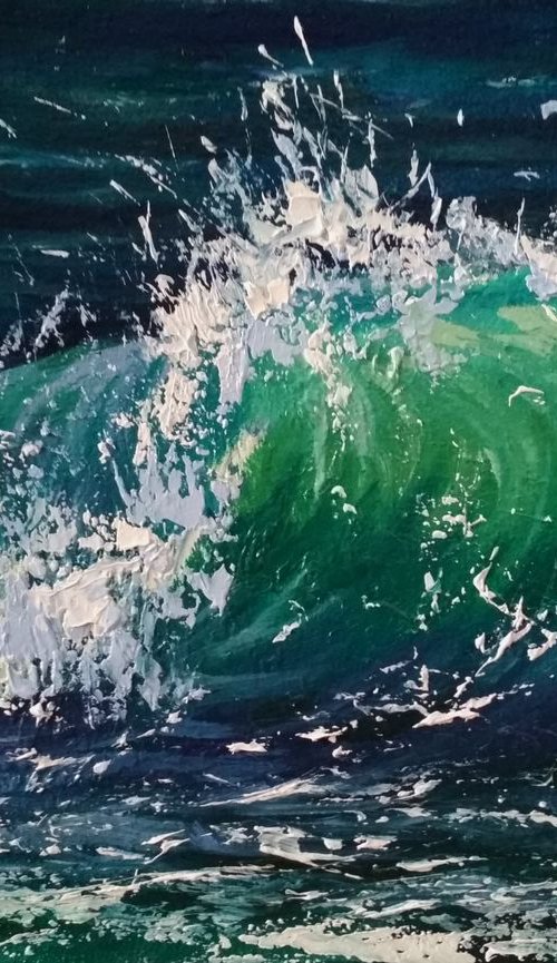 Sea wave 33 by Andrej  Ostapchuk