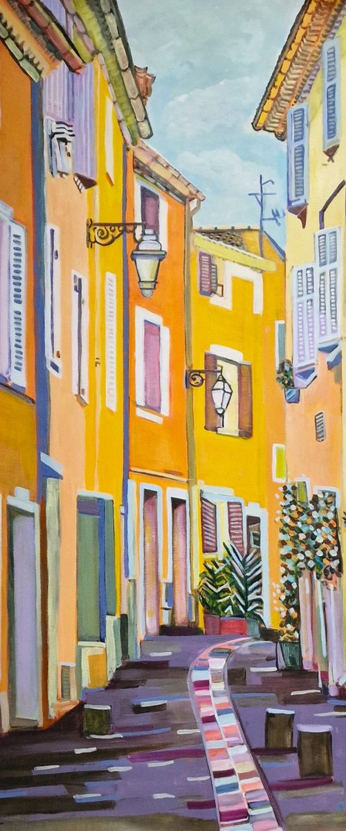 Mediterranean street by Alexandra Djokic