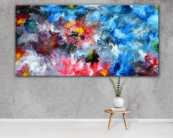 Emotions -  Extra Large Original Abstract Acrylic Painting