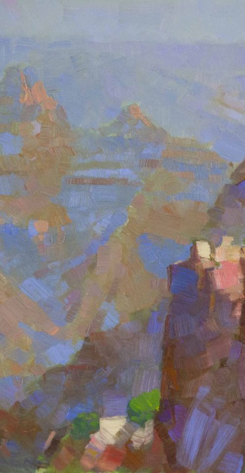Grand Canyon Original Oil painting on canvas Painting in handmade Signed One of a Kind by Vahe Yeremyan